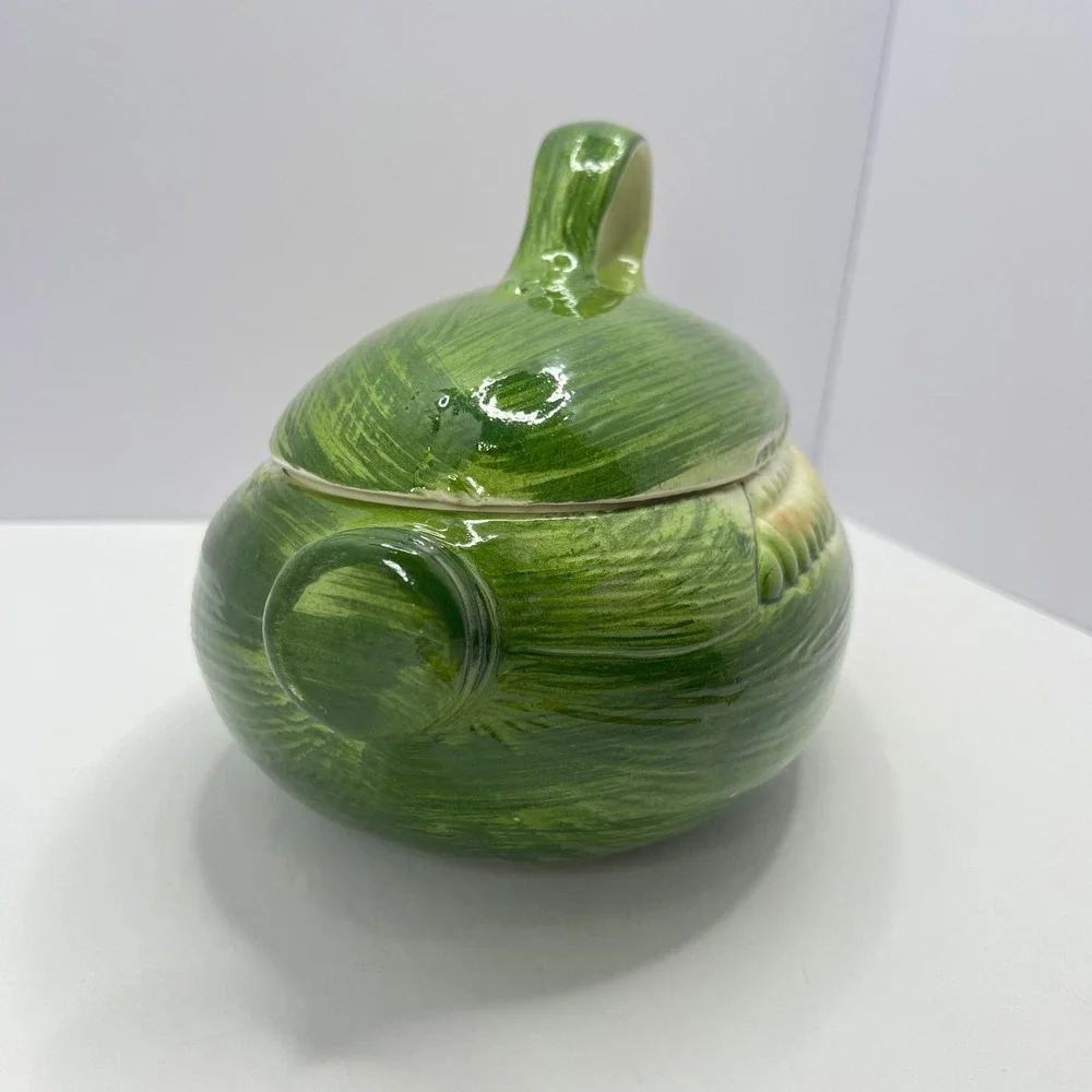 Vintage Corn Ceramic Tureen 14